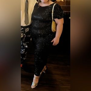 Ivy City Co Sequin Jumpsuit
